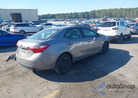 2014 Toyota Corolla Le из США, поврежденный, VIN 2T1BURHE4EC014952